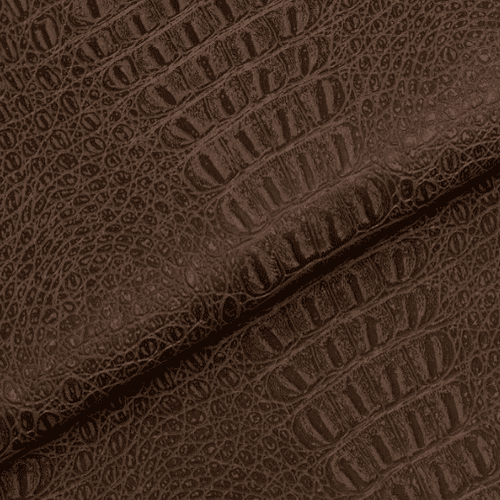 Искусственная кожа KVS 218 CROCO BROWN