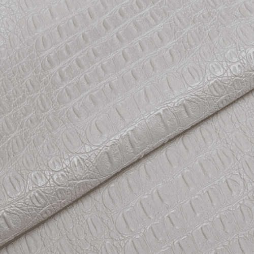 Искусственная кожа KVS 218 CROCO WHITE